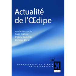 ISBN Actualité de l'Œdipe livre Psychologie Français