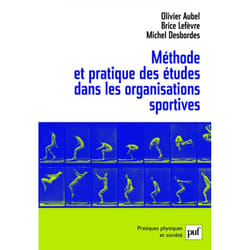 ISBN Méthode et pratique des études dans les organisations sportives livre Education Français