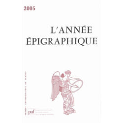 ISBN année épigraphique vol. 2005 livre histoire Français