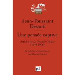 ISBN Une pensée captive livre philosophie Français