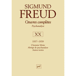 ISBN Œuvres complètes - psychanalyse - vol. XX : 1937-1939 livre Psychologie Français