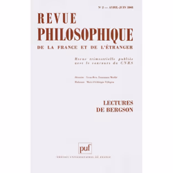 ISBN Revue philosophique 2008, t. 133 (2), philosophie, Français, 142 pages