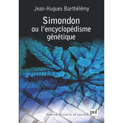 ISBN Simondon ou l'encyclopédisme génétique livre philosophie Français