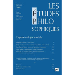 ISBN études philosophiques 2008, n° 1 livre philosophie Français