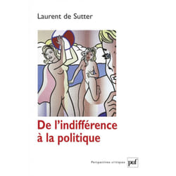 ISBN De l'indifférence à la politique livre philosophie Français