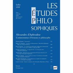 ISBN études philosophiques 2008, n° 3, philosophie, Français, 144 pages
