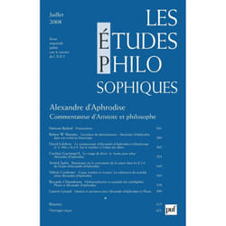 ISBN études philosophiques 2008, n° 3 livre philosophie Français