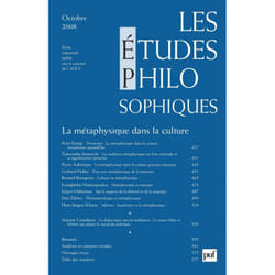 ISBN études philosophiques 2008, n° 4 livre philosophie Français