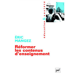 ISBN Réformer les contenus d'enseignement livre Education Français