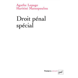 Droit pénal spécial (Broché)