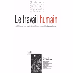 ISBN travail humain 2008, vol. 71 (3), Psychologie, Français, 94 pages