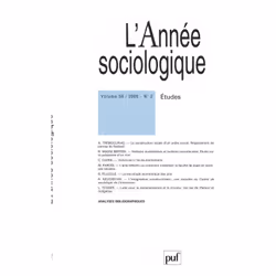 ISBN année sociologique 2008, vol. 58 (2), Education, Français, 256 pages