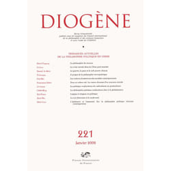 ISBN Diogène 2008, n° 221 livre philosophie Français