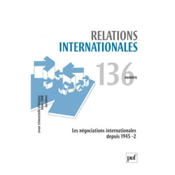 ISBN Relations internationales 2008, n° 136 livre histoire Français