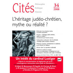 ISBN Cités 2008, n° 34 livre philosophie Français