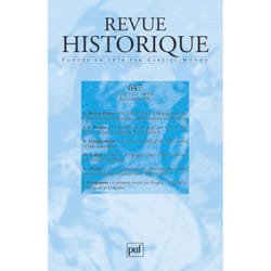 ISBN Revue historique 2008, n° 647 livre histoire Français
