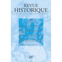 ISBN Revue historique 2008, n° 648 livre histoire Français