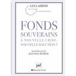 ISBN Fonds souverains : à nouvelle crise, nouvelle solution ? livre Économie Français