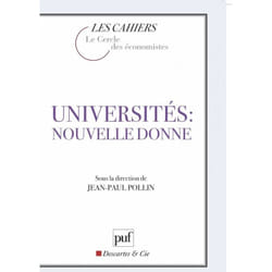 ISBN Universités : nouvelle donne livre Économie Français