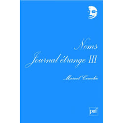 ISBN Noms. Journal étrange III livre Littérature Français