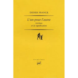 ISBN L'un-pour-l'autre. Levinas et la signification livre philosophie Français