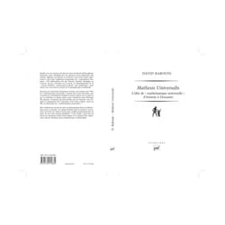 ISBN Mathesis universalis livre philosophie Français