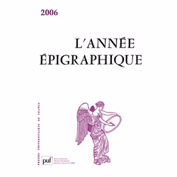 ISBN année épigraphique vol. 2006, histoire, Français, 976 pages