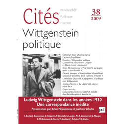 ISBN Cités 2009, n° 38 livre philosophie Français