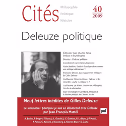 ISBN Cités 2009, n° 40, philosophie, Français, 192 pages