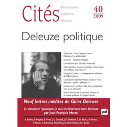 ISBN Cités 2009, n° 40 livre philosophie Français