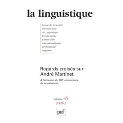 ISBN linguistique 2009, vol. 45 (2) livre Littérature Français