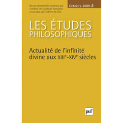 ISBN études philosophiques 2009, n° 4 livre philosophie Français