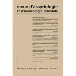 ISBN Rev. d'assyrio. et d'archéo. orient. 2009, vol. 103 livre histoire Français