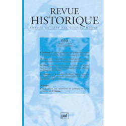 Revue historique - Numéro 650 (Revue)