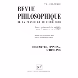 ISBN Revue philosophique 2009, t. 134 (2), philosophie, Français, 128 pages