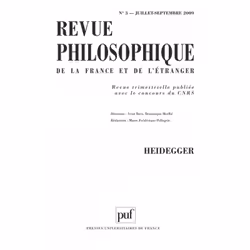 ISBN Revue philosophique 2009, t. 134 (3), philosophie, Français, 128 pages