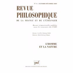 ISBN Revue philosophique 2009, t. 134 (4), philosophie, Français, 144 pages
