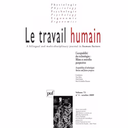 ISBN travail humain 2009, vol. 72 (4), Psychologie, Français, 96 pages