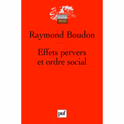 ISBN Effets pervers et ordre social, Education, Français, 296 pages