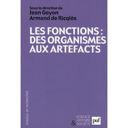 Les fonctions : des organismes aux artefacts