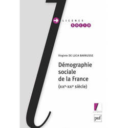 ISBN Démographie sociale de la France livre Education Français
