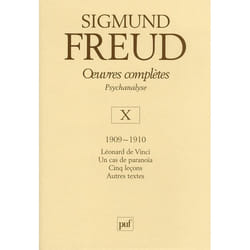 Oeuvres complètes - psychanalyse - vol. X : 1909-1910