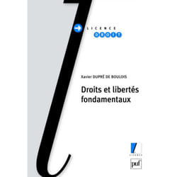 ISBN Droits et libertés fondamentaux livre Loi Français