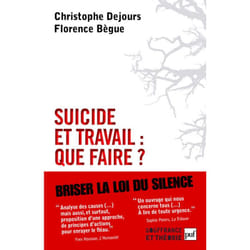 ISBN Suicide et travail : que faire ? livre Education Français