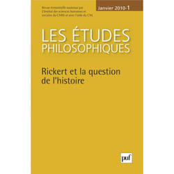 ISBN études philosophiques 2010, n° 1 livre philosophie Français