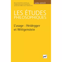 ISBN études philosophiques 2010, n° 3, philosophie, Français, 144 pages