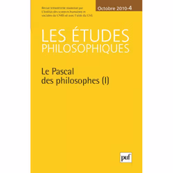 ISBN études philosophiques 2010, n° 4, philosophie, Français, 144 pages