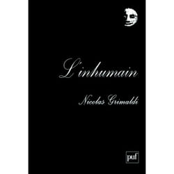 ISBN L'inhumain livre philosophie Français