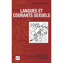 ISBN Langues et courants sexuels. Annuel 2010 - APF livre Psychologie Français