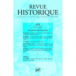ISBN Revue historique 2010, n° 654 livre histoire Français